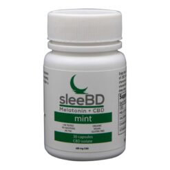 SleeBD Melatonin & CBD Isolate – CALM (30 Capsules, 600mg CBD)